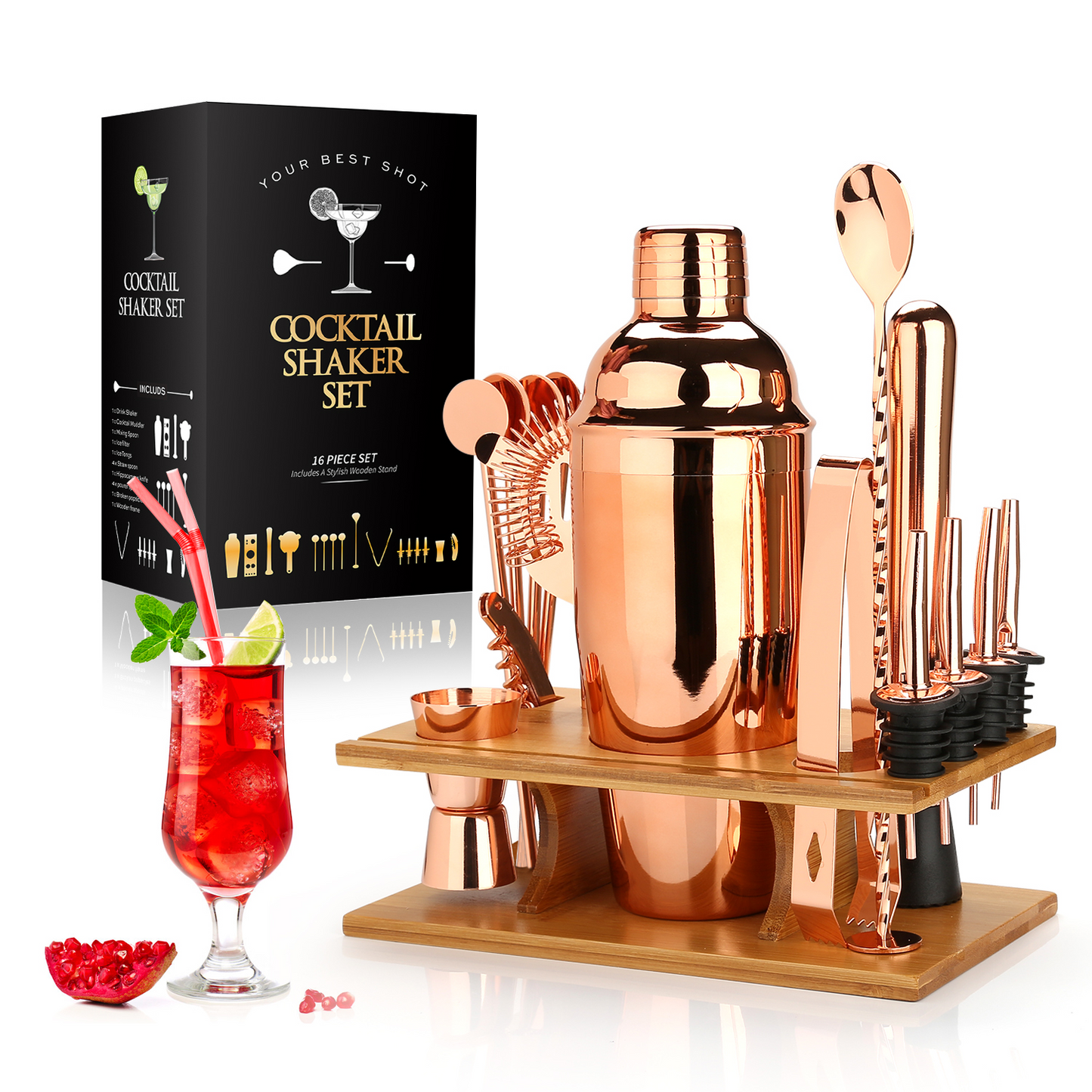 Mixology - The Ultimate Home Bartender Kit 