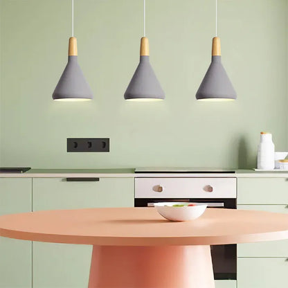 Macaron – Conical Metal Pendant Lamp