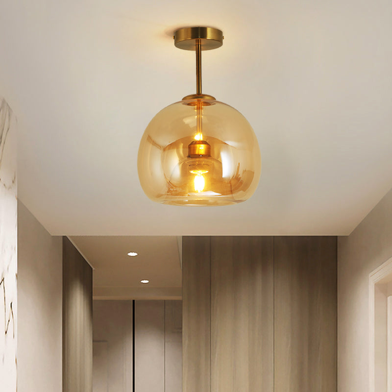 Goldenova - Chic Ronde Plafondlamp in Zwart en Goud