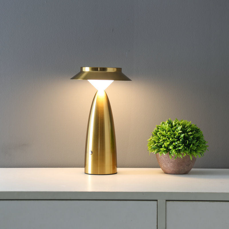 MushroomGlo - Playful Table Lamp with Industrial Design 