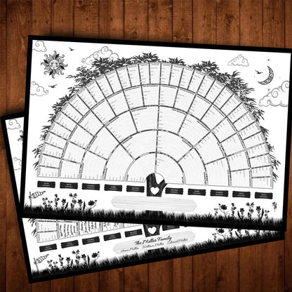 Stamboom Genealogie Diagram | Creëer Jouw Familiegeschiedenis