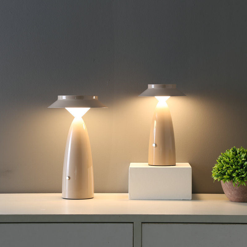 MushroomGlo - Playful Table Lamp with Industrial Design 