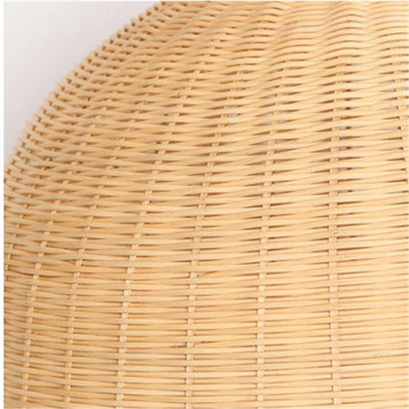 Rattan and Bamboo Pendant Lamp for the Kitchen