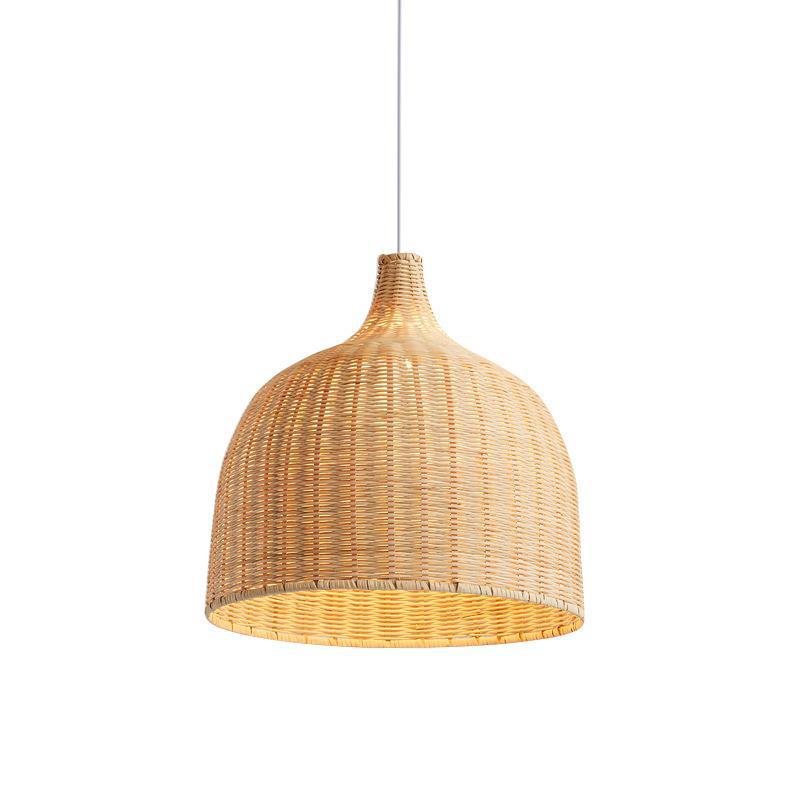 Rattan and Bamboo Pendant Lamp for the Kitchen