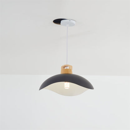 ElegantLuxe - Vintage Pendant Lamp in Black Metal 