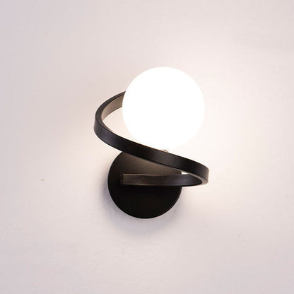 GloedFlex - Moderne gebogen minimalistische wandlamp van ijzer