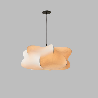 SimpliciteChic - Japanese Silk Pendant Lamp Wabi Sabi 