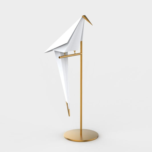 ArtiLicht - Golden Table Lamp with Origami Crane Design