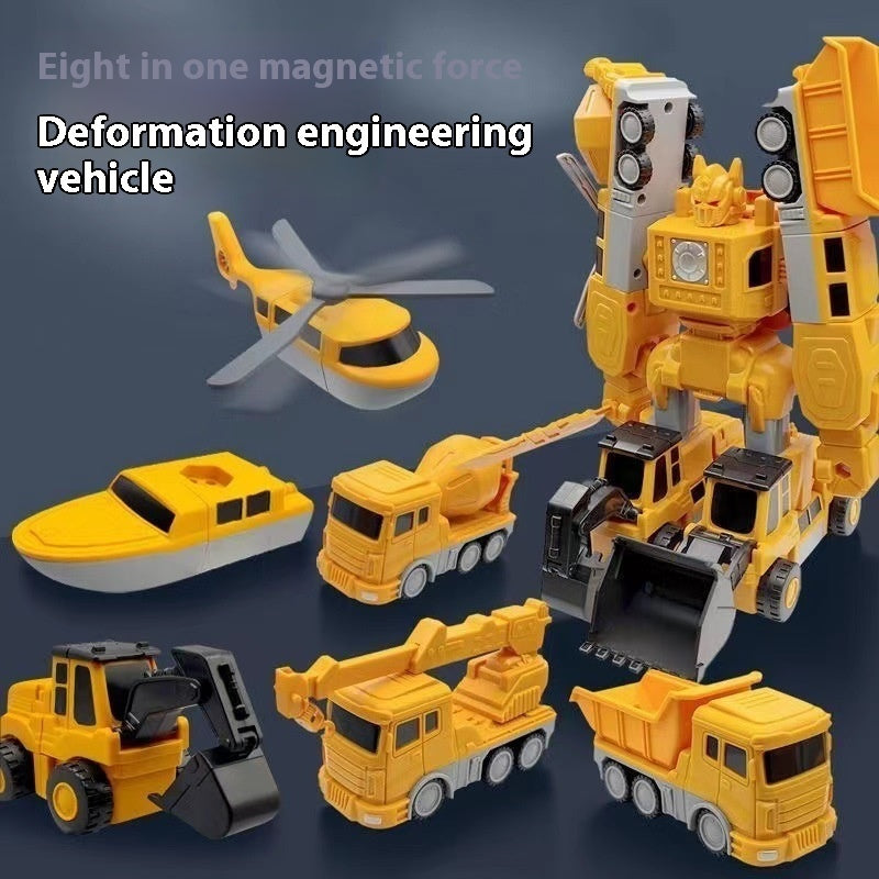 Magnetic Transformable Car 