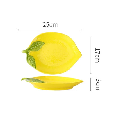 CitrusGlow - Lemon Ceramic Tableware