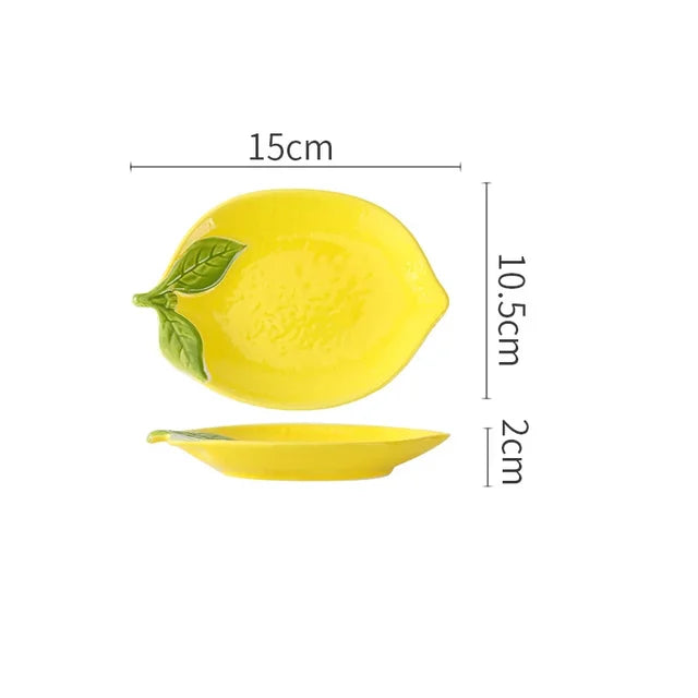 CitrusGlow - Lemon Ceramic Tableware