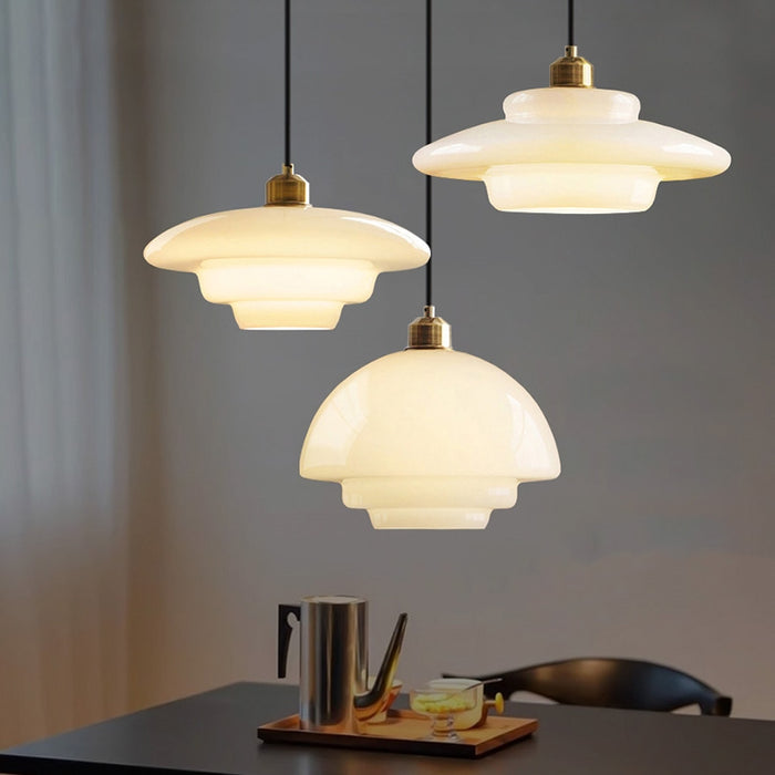 Ivorylight – Ivory Glass Pendant Lamp