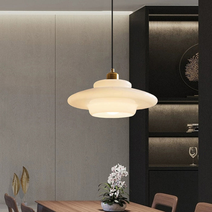 Ivorylight – Ivory Glass Pendant Lamp