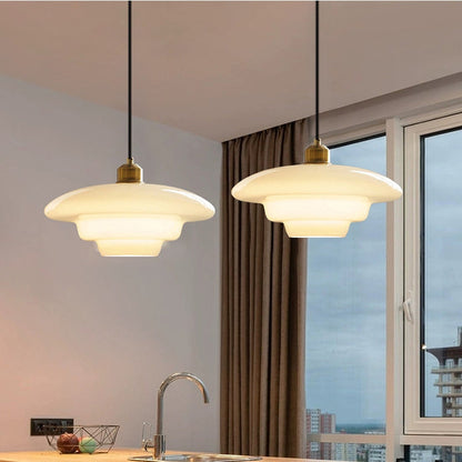 Ivorylight – Ivory Glass Pendant Lamp