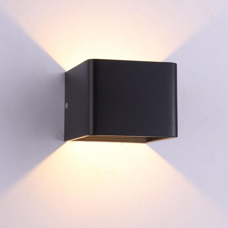 Moderne Meerkleurige Vierkante LED Mini Wandlamp