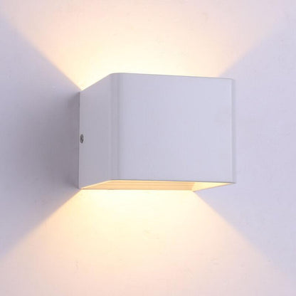 Moderne Meerkleurige Vierkante LED Mini Wandlamp