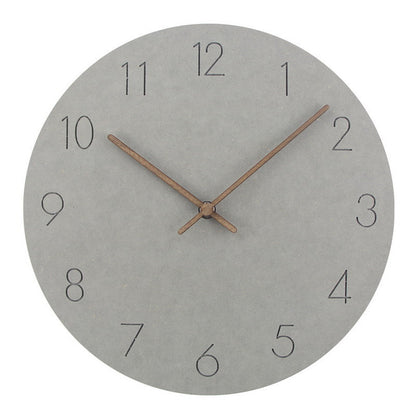 Minimalist Norwegian Wall Decoration Silent Clock 29 cm