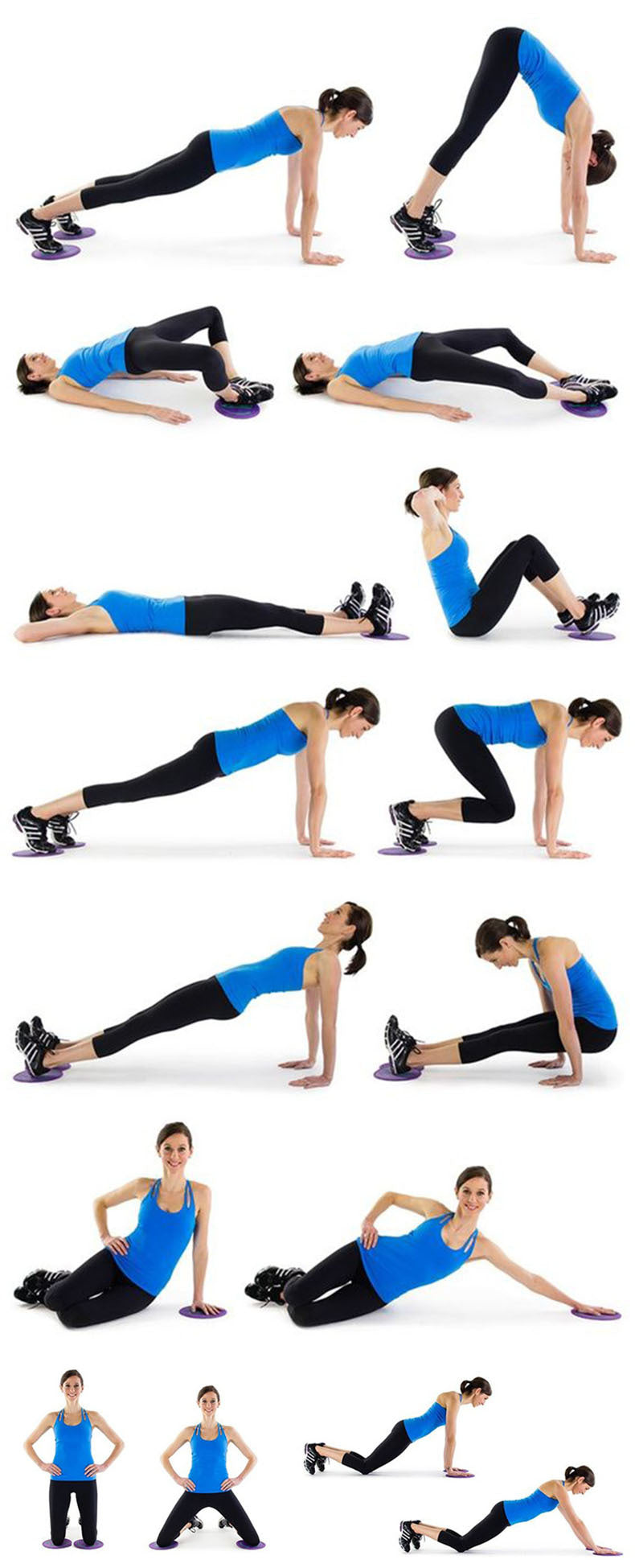 FITSLIDE - Versatile Exercise Sliders for Home Workouts | Perfect for Core Training 