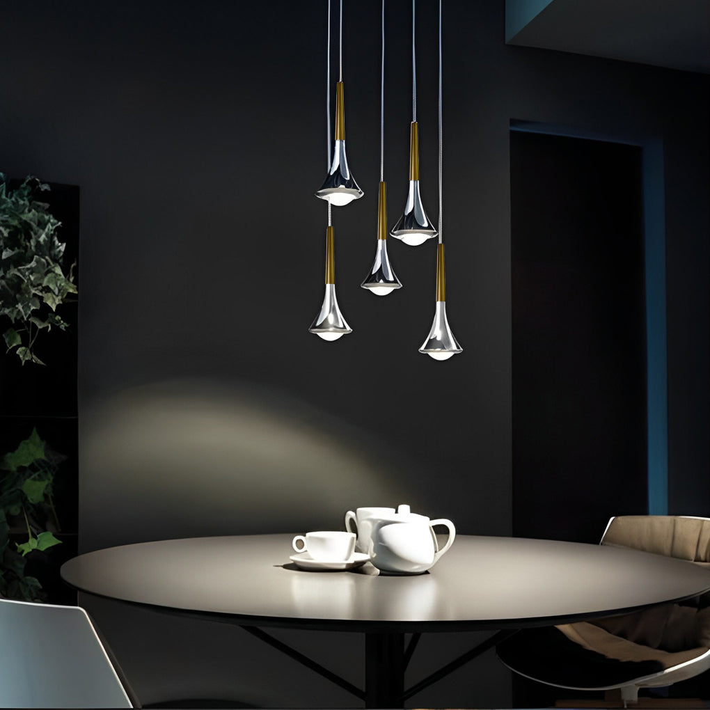 Nordic Pendant Lamp in the Shape of a Water Drop - 1 Light