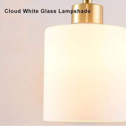 LichtGlow - Stijlvolle glazen wandlamp met cilindervorm