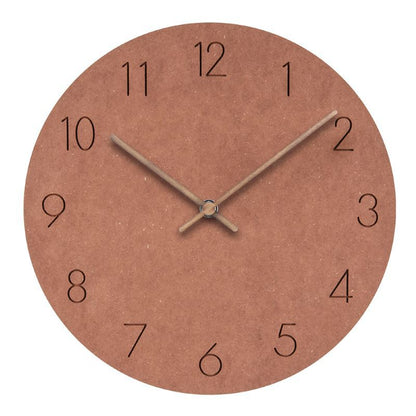 Minimalist Norwegian Wall Decoration Silent Clock 29 cm