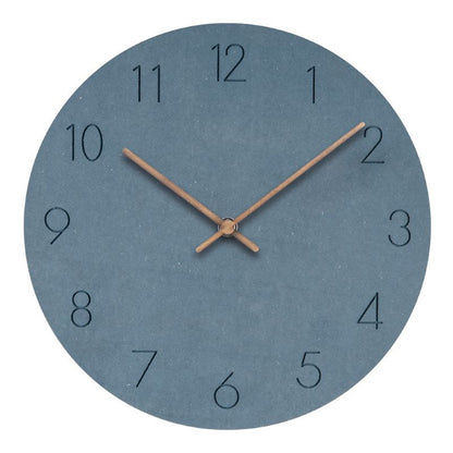 Minimalist Norwegian Wall Decoration Silent Clock 29 cm