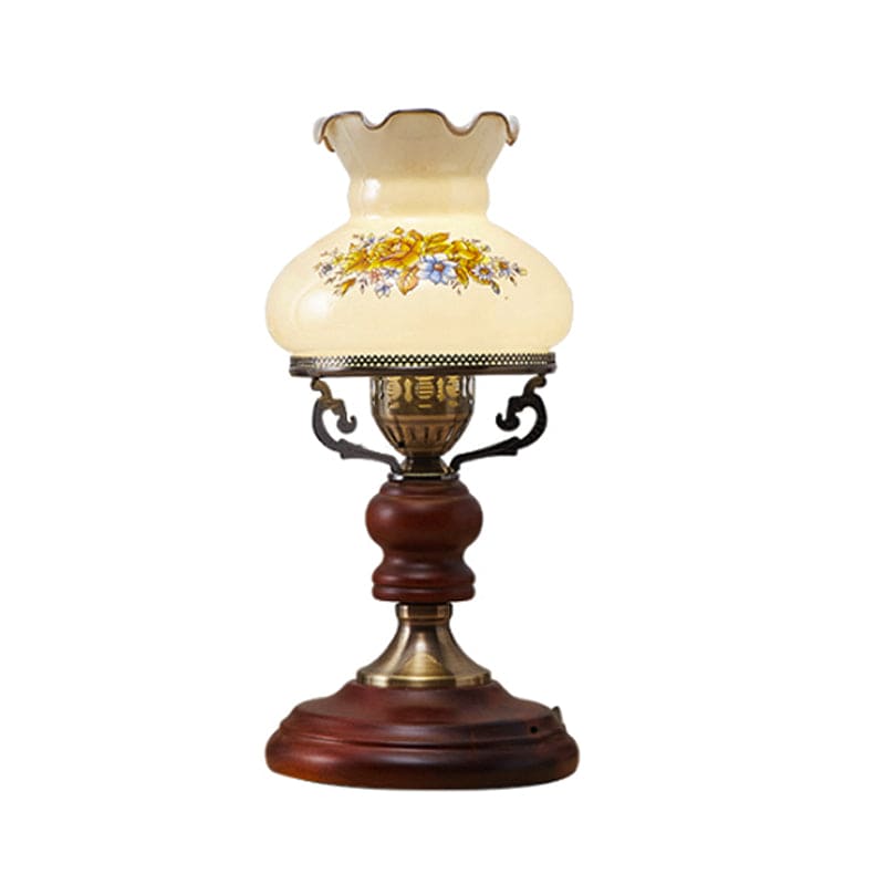 GlowSophie - Red Brown Urn Table Lamp