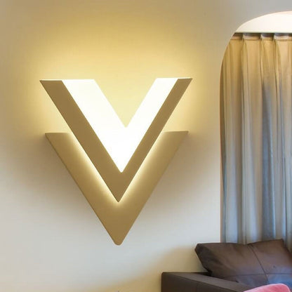 LumiLED - Minimalist Creative V-Shaped LED Wall Lamp