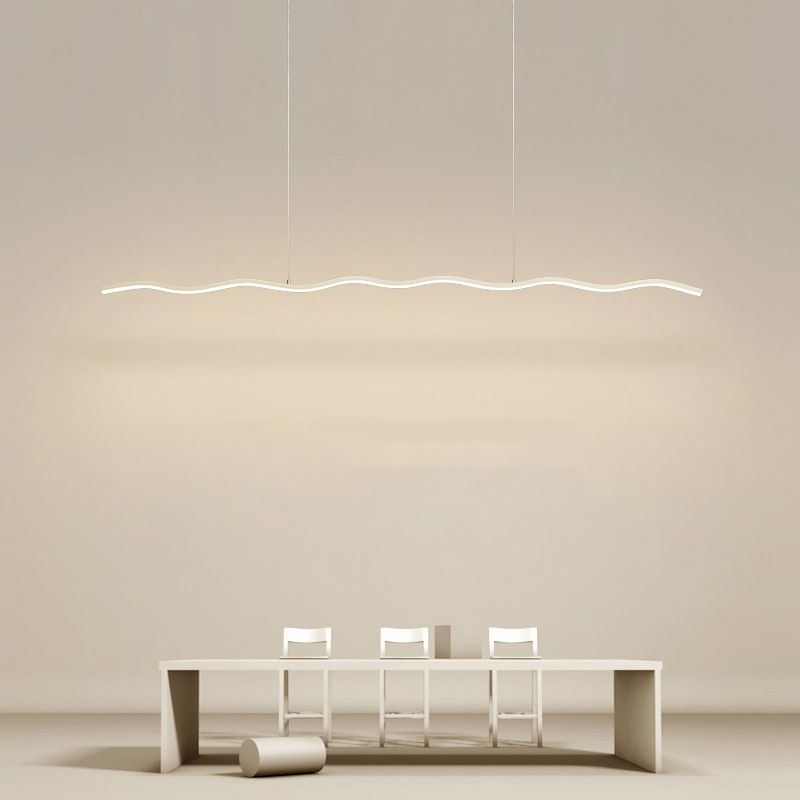 LouiseGlow - Modern LED pendant lamp in black and white 