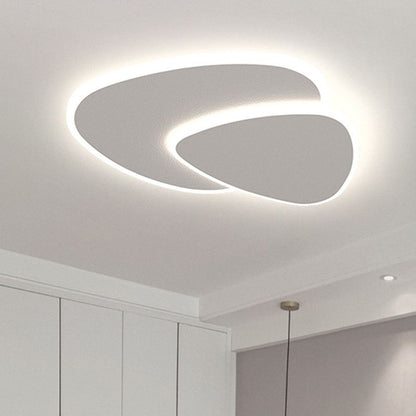 LunarGlow – Modern LED Ceiling Lamp in White 