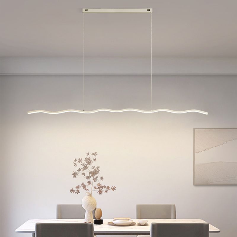 LouiseGlow - Moderne LED hanglamp in zwart en wit