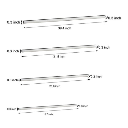 LichtStrips - 6 stuks Lange Strip 12V Opbouw LED Kastverlichting