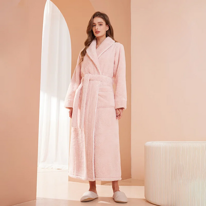 FleeceComfort – Flannel winter bathrobe 