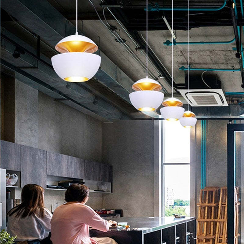 NazifaLuxe - Modern LED pendant lamp made of metal 