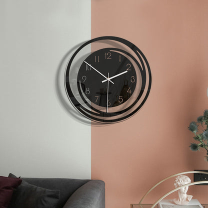 StilGlow - Analog Wall Decor, Silent Clock for Home