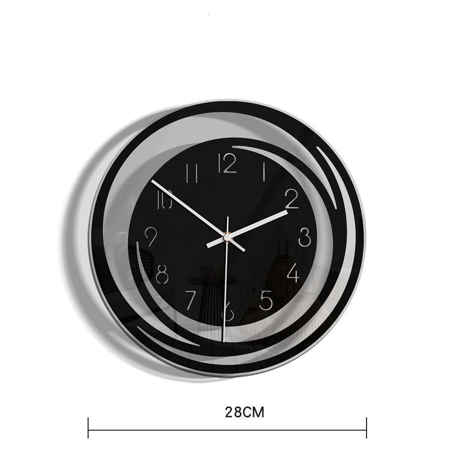 StilGlow - Analog Wall Decor, Silent Clock for Home