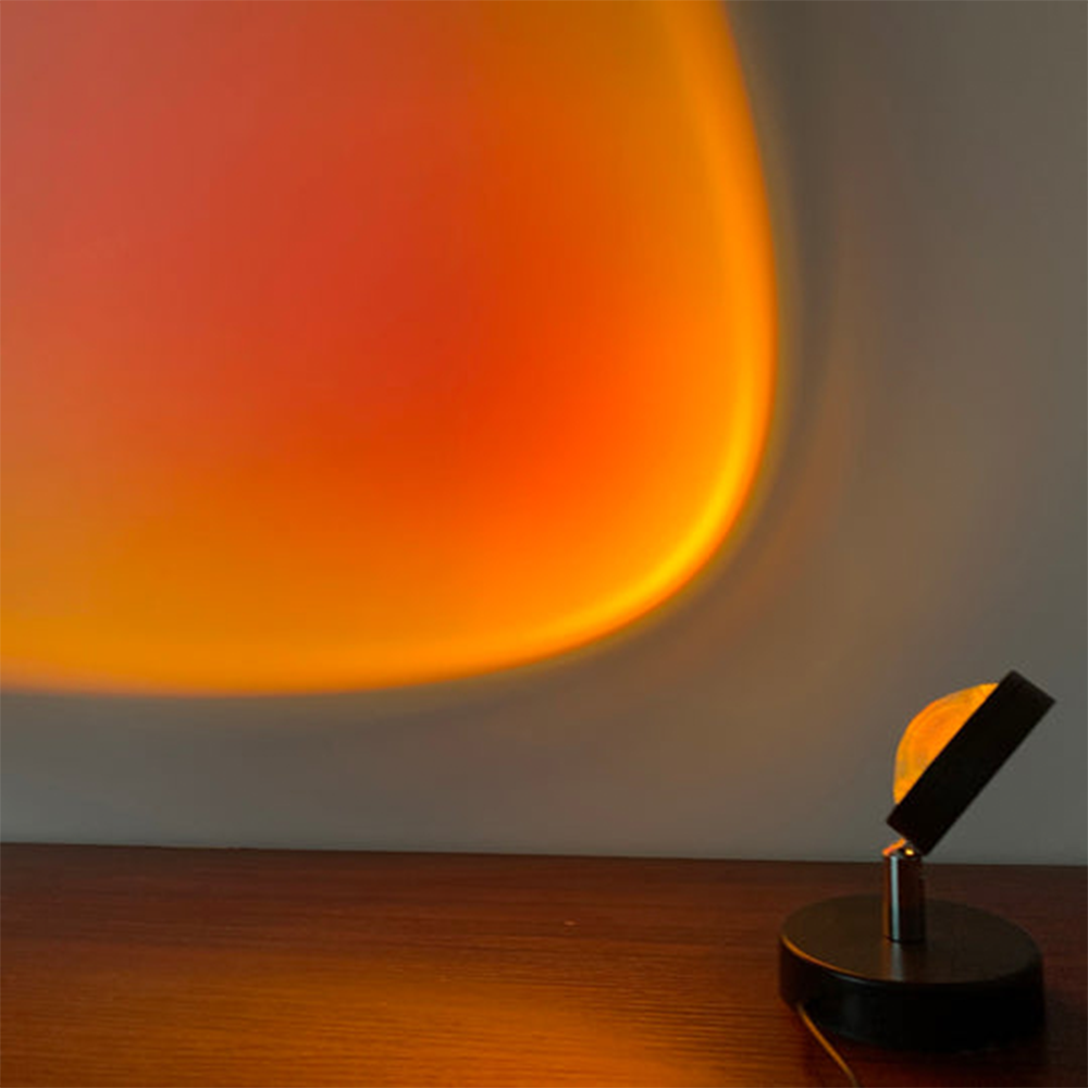 GlowBright - Retro sunset table lamp