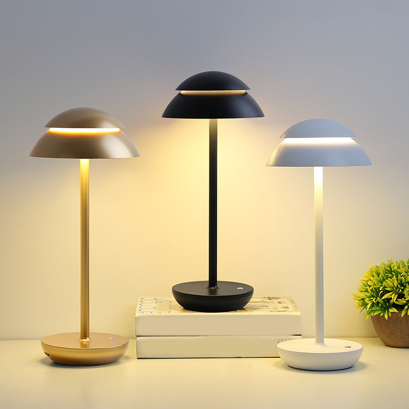 ArtiGlow - Wireless Rechargeable Table Lamp with Integrated LED Lighting and Built-in Battery 