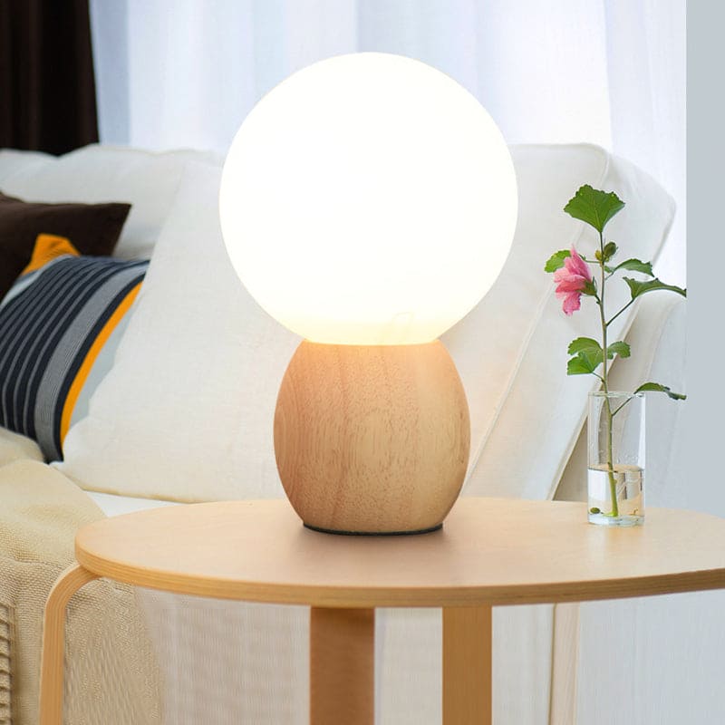 LumiOrb - Orbs Bedside Lamp with Wooden Base