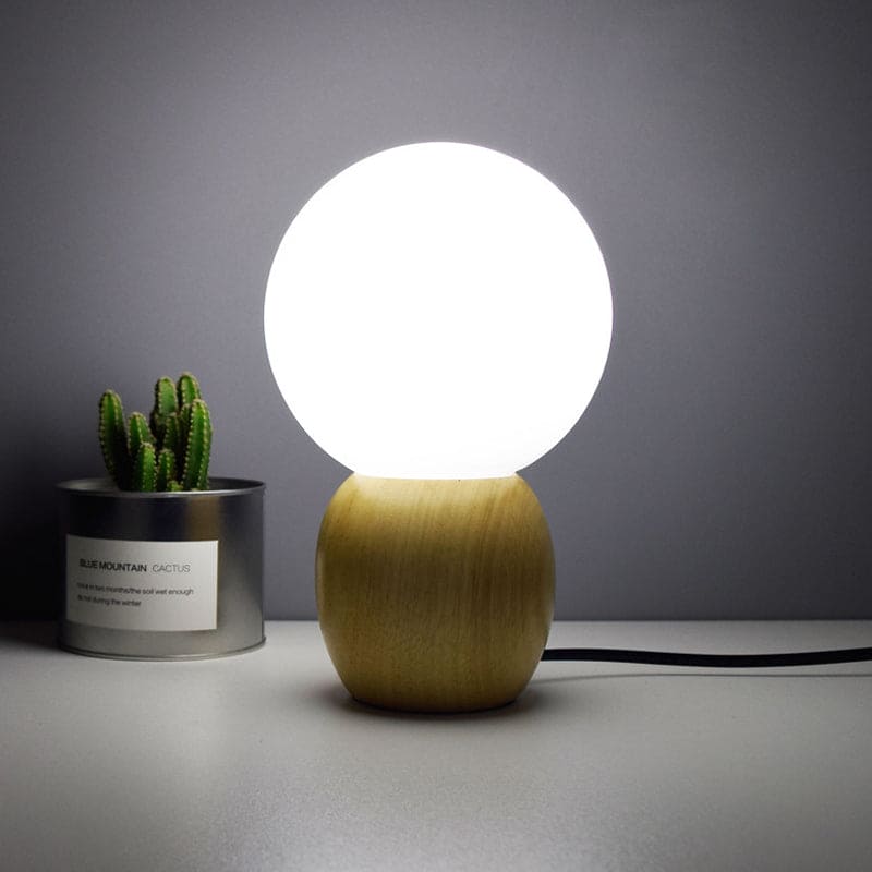 LumiOrb - Orbs Bedside Lamp with Wooden Base