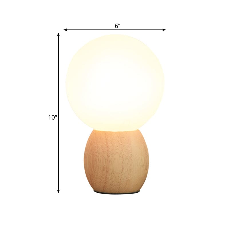 LumiOrb - Orbs Bedside Lamp with Wooden Base