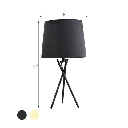 GlowWorks - Minimalist table lamp with drum cloth night light