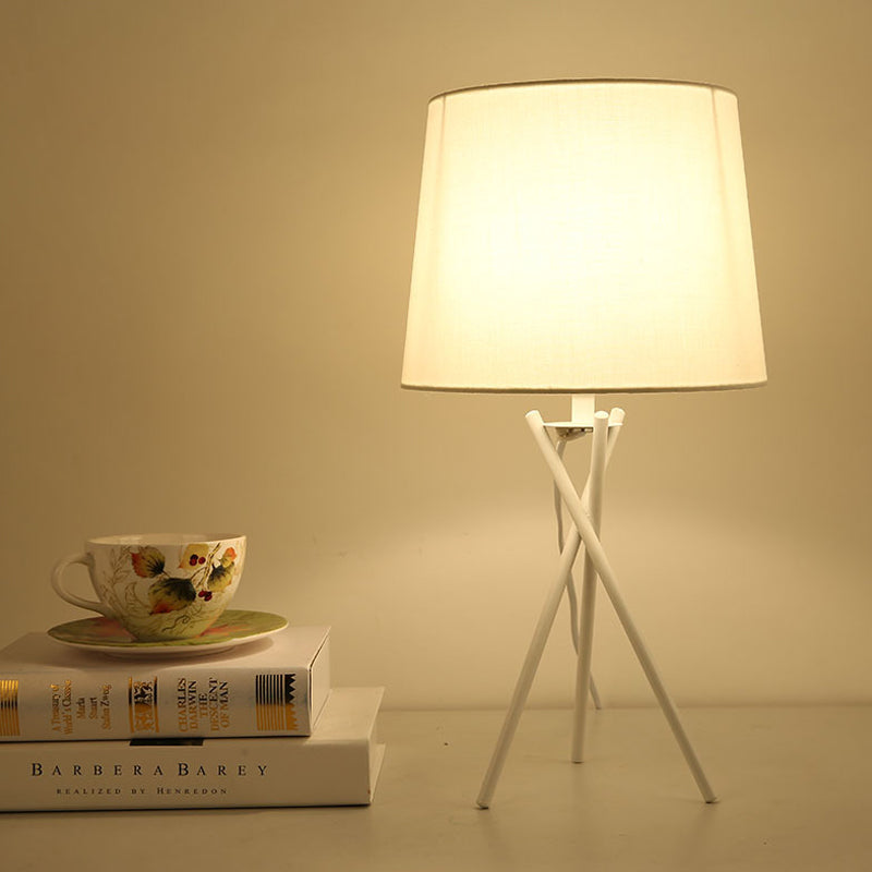 GlowWorks - Minimalist table lamp with drum cloth night light