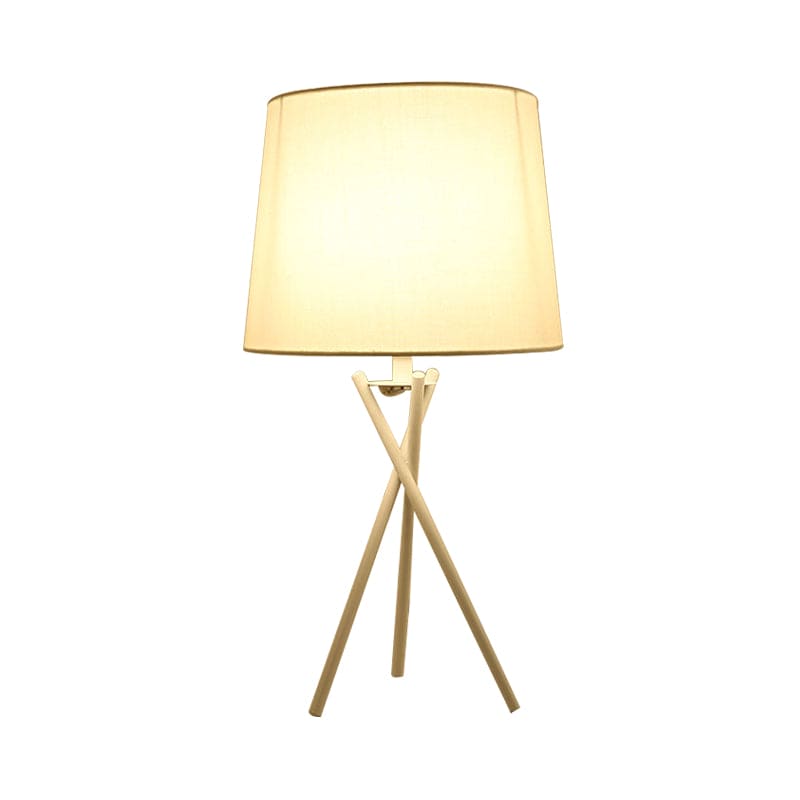 GlowWorks - Minimalist table lamp with drum cloth night light