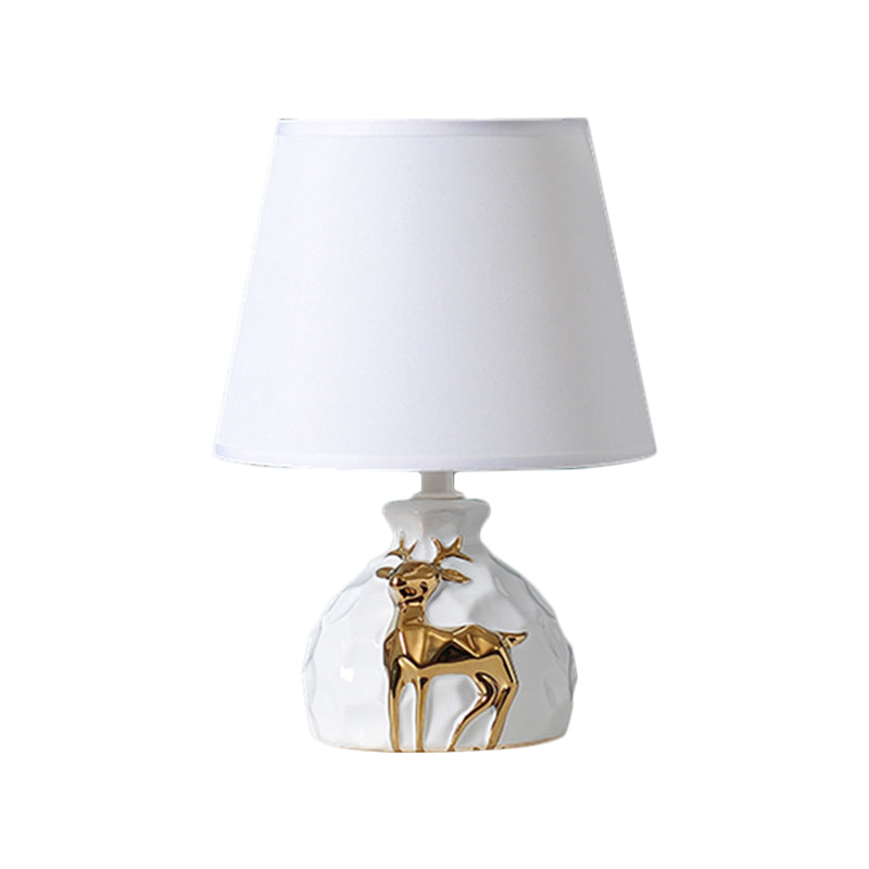 IrisGlow - Table lamp with tapered deer vase base