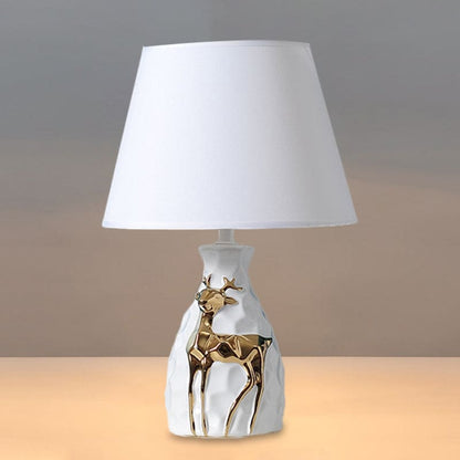 IrisGlow - Table lamp with tapered deer vase base