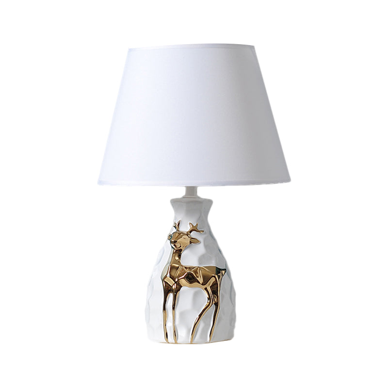 IrisGlow - Table lamp with tapered deer vase base