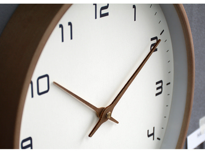 Minimalist Wooden Wall Decoration Clock - Stylish addition to your interior!