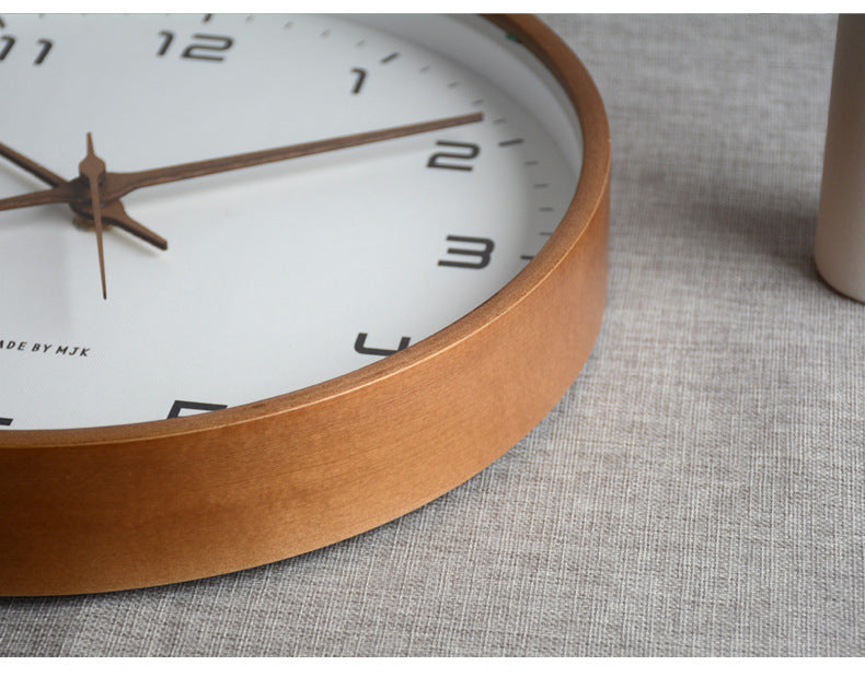 Minimalist Wooden Wall Decoration Clock - Stylish addition to your interior!