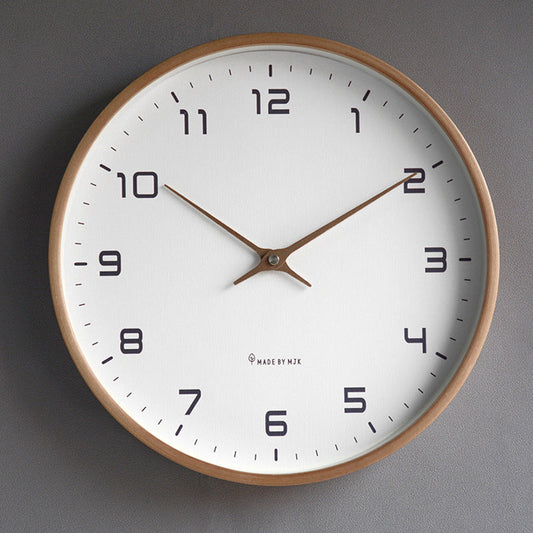 Minimalist Wooden Wall Decoration Clock - Stylish addition to your interior!